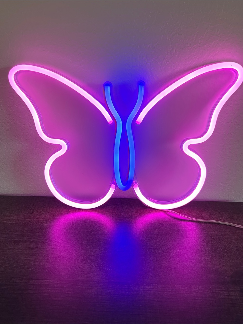Butterfly Neon Wall Light